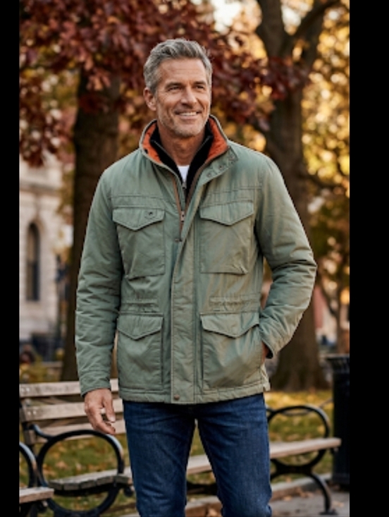 Nautica Other - NWOT Nautica Jeans Co Men’s Seaspray Cargo Coat Small Sage Green S